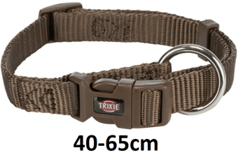 picture of Trixie Premium Dog Collar Hazelnut L-XL 40-65cm/25mm - [CMW-TX201726]- (DISC-W)