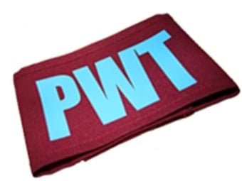 Picture of Fabric PWT Armband With Velcro Strips - Washable In Non Biological Agents - [SR-RW19211]