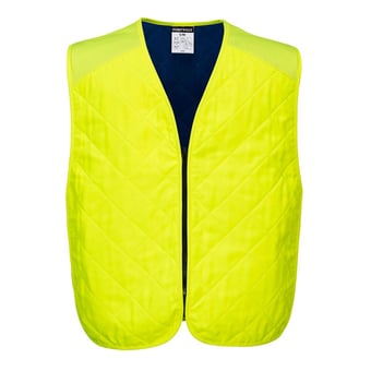 picture of Portwest - Yellow Cooling Evaporative Vest - PW-CV09YER
