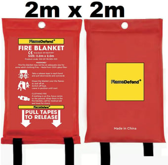 picture of FlameDefend - Fire Blanket In Soft Case - 2.m x 2.m [SGI-GF-FB-025-2X2]
