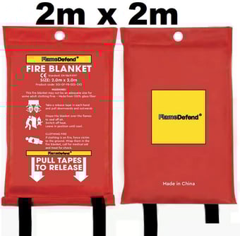 picture of FlameDefend - Fire Blanket In Soft Case - 2.m x 2.m - [SGI-GF-FB-025-2X2]