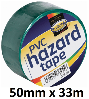 picture of ProSolve PVC Builders Tape Green 50mm x 33m - [PV-SAFTG2]