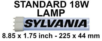 picture of Sylvania BL368 18 Watts Standard UV Lamp For Fly Killers - [BP-LL18WX-S]
