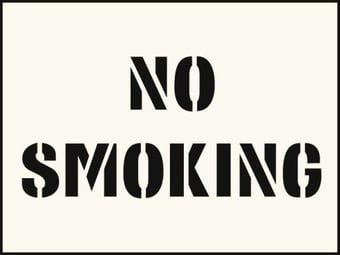 picture of No Smoking Stencil (400 x 600mm) - SCXO-CI-9500J