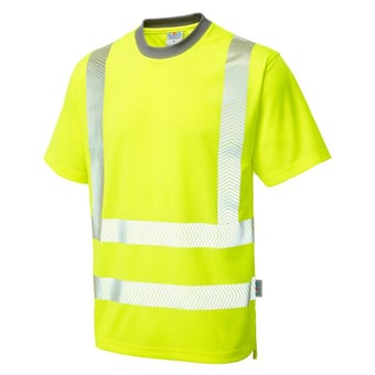 Picture of Larkstone Yellow Hi Vis Coolviz Plus T-Shirt - LE-T03-Y
