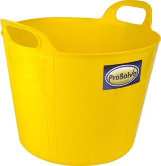 Picture of Prosolve Flexi Yellow Tub - 26ltr Capacity - High-density Plastic - [PV-PVFBY26]