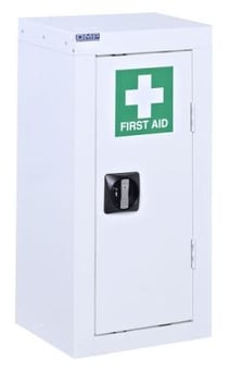 picture of QMP First Aid Cupboard - 1 Shelf - 700H x 350W x 300D mm - [QM-CF703530ZWXX]