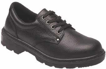 picture of S1P SRC - Black Dual Density PU Shoe with Steel Midsole - [BR-2414] - (DISC-R)