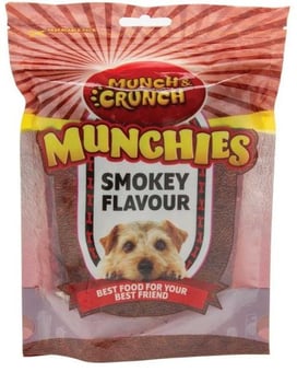 picture of Munch & Crunch Munchies Smokey Flavour Dog Snack 250g - [PD-MC0036B]