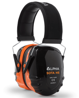 picture of Alpha Solway - High Attenuation Ear Defender - SNR 34 - [AL-H5]