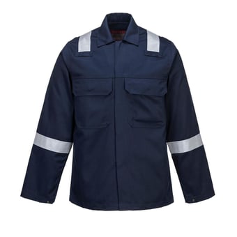 picture of Portwest - Navy Blue Bizweld Iona Jacket - PW-BZ13NAR