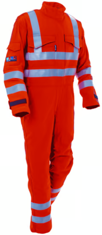 picture of ProGarm 4690 FR AS EA HV Orange Coverall  Regular Leg (31") - PG-4690