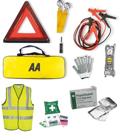 picture of Car Emergency Kit - In Yellow Case - [IH-AA0651-KIT] 