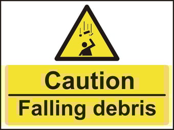 Picture of Spectrum Caution Falling Debris - SAV (600 x 450mm) - [SCXO-CI-11121]
