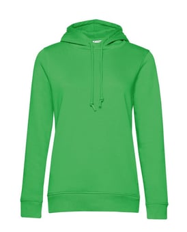 Picture of B&C Women's Organic Hooded Sweat - Apple Green - BT-WW34B-AGRN