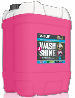 picture of V-TUF Wash & Shine Retainer - Noncaustic - 100% Biodegradable - Pink - 20L - [VT-VTC120-20L] - (LP)
