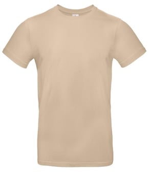 Picture of B and C Men's Exact 190 Crew Neck T-Shirt - Sand Yellow - RLW-BA220SAND