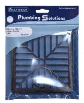 Picture of Gulley Grid Drain Cover - Square - 150mm x 150mm - CTRN-CI-PA203P