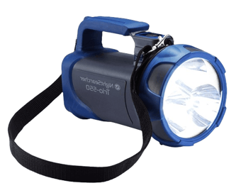 picture of Blue and Grey TRIO550 Rechargeable LED Handlamp - 3.7v 4.5Ah Li-ion Battery - 550 Lumens - 600m Beam Distance - 4 Light Modes - [NS-NSTRIO550]