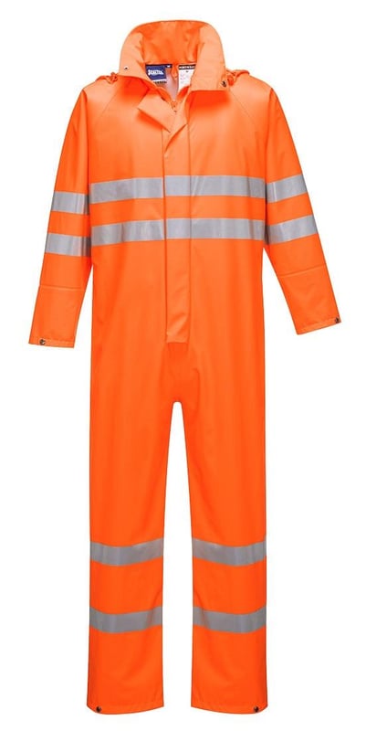 picture of Portwest - Orange Sealtex Ultra Coverall - Conforms to EN ISO 20471 Class 3 & EN 343 Class 3:2 - PW-S495ORR