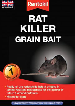 Picture of Rentokil Rat Killer Grain Bait - 1 Sachet - [RH-PSR31] - (OS)