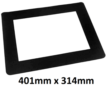 picture of Heskins ColorCover Self-Adhesive Custom Signs Black - 401mm x 314mm - [HE-H6907N-401]