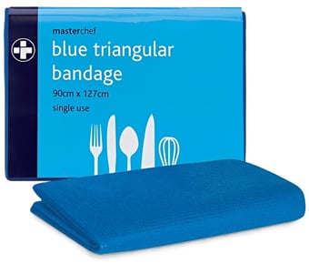 picture of MasterChef - Blue Triangular Bandage - Pack of 10 - [RL-941]