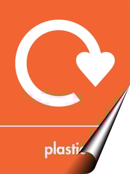 picture of Recycling Signs - Plastic - 300 X 400Hmm - Self Adhesive Vinyl - [AS-WR09-SAV]