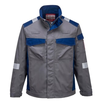 picture of Portwest - Grey Bizflame Ultra Two Tone Jacket - PW-FR08GRR