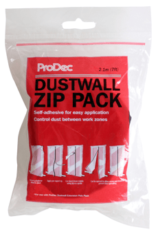 picture of ProDec 2.1m Self-Adhesive Zip for Polythene Sheets - [RDO-PDPY015]