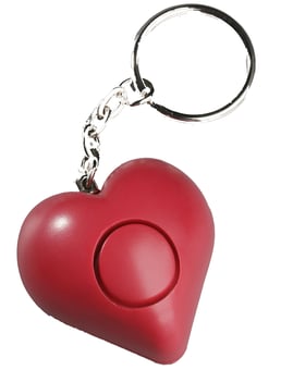 picture of Defender Red Heart Personal Alarm - 130 dBs - [SO-AL00011]