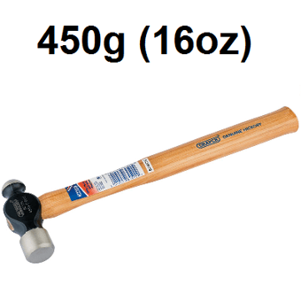 picture of Draper - Ball Pein Hammer With Hickory Shaft - 450g (16oz) - [DO-64590]