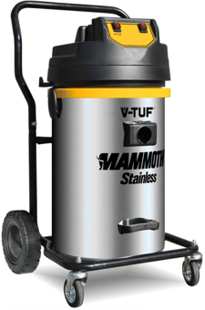 Picture of V-TUF MAMMOTH - Stainless Wet & Dry Twin Motor Industrial Vacuum Cleaner - 3.5kW 240v 80L - [VT-MAMMOTH240-STAINLESS] - (LP)
