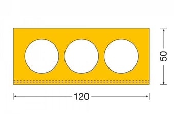 picture of TRAFFIC-LINE Heavy Duty Buffers - 50 x 120mm - 1,000mm Long - [MV-422.16.763]