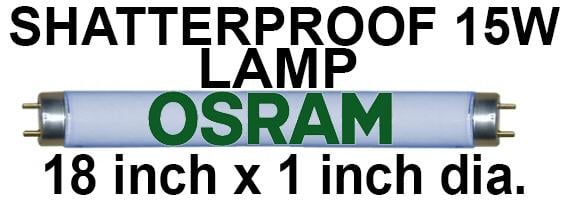 picture of Osram - 15 Watts Lamp For Fly Killers - BL368 - Shatter Resistant - [BP-LS15WS-O]