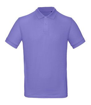 Picture of B&C Men's Organic Inspire Polo - Millennial Lilac Pink - RLW-BA260MLIL