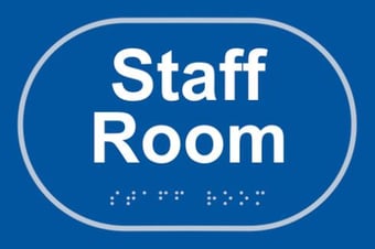 Picture of Staff room - Taktyle (225 x 150mm) - SCXO-CI-TK2486WHBL