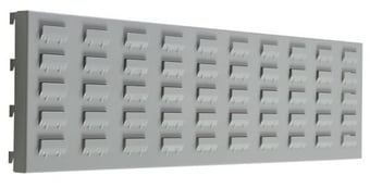 Picture of QMP Louvre Back Panel 1050mm to Suit 2100mm Workbench - Light Grey - [QM-BPLOV1050LX]