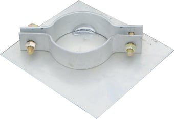 picture of Post and Fixings - Base Plate for use with Traffic Post - [AS-BASEP1]
