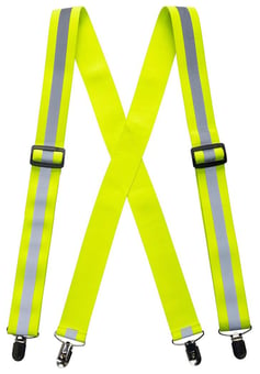 picture of Portwest - Yellow Hi-Vis Trouser Braces - [PW-HV56YER]