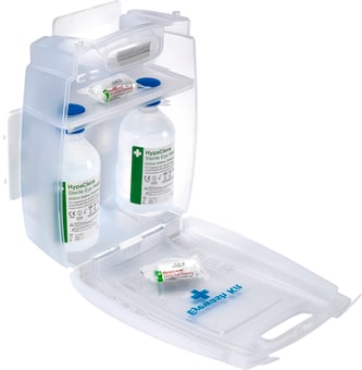 picture of Evolution Plus 2x500ml Eye Wash Kit Without Mirror - With Quick Release Wall Fixing Bracket - [SA-E459T]