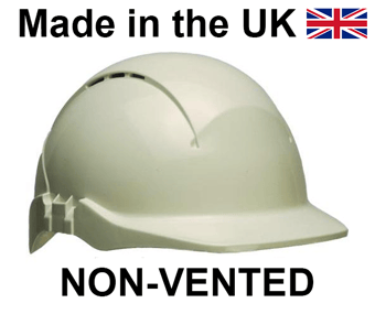 picture of Centurion - Concept White Safety Helmet - Non-Vented Slip Ratchet - (300g Weight) - [CE-S09CWA]