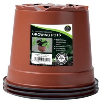 picture of Garland 23cm Professional Growing Pots - Pack of 3 - [GRL-W0124]