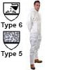picture of Type 5 & 6 - Disposable Coveralls
