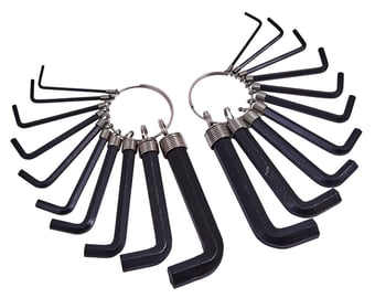 picture of Amtech 20 Piece Hex Key Set and Keyring - [DK-I8820]