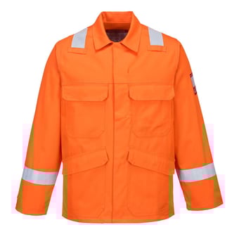 Picture of Portwest - Orange Bizflame Plus Jacket - PW-FR25ORR