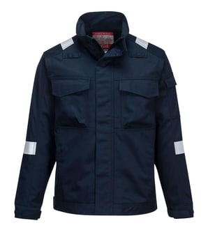 picture of Portwest - Navy Blue Bizflame Ultra Jacket - PW-FR68NAR