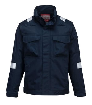 Picture of Portwest - Navy Blue Bizflame Ultra Jacket - PW-FR68NAR