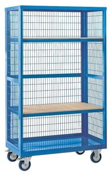 Picture of QMP Boxwell Trolley Without Doors - Dark Blue - Plywood - 1355H x 900W x 600D - [QM-XW139060PBXX] - (LP)
