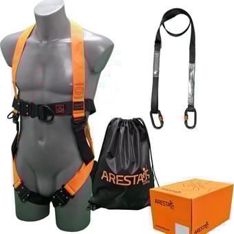 picture of ARESTA Restraint Kit MEWP KIT 2 With EEZE KLICK SYSTEM - Double Point - EN361 EN358 EN362 - [XE-AK-M02]